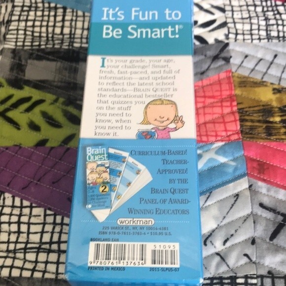 Brain Quest Flashcards Educational Game Grade 2 for 7-8 year olds - Picture 6 of 9